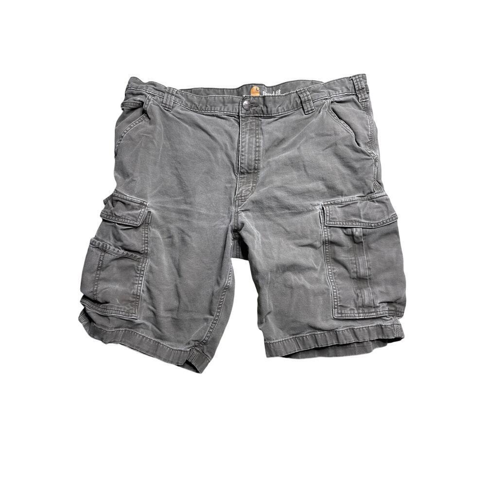 Carhartt Men’s Size 40 Grey Cargo Shorts – Durable Workwear Utility Style